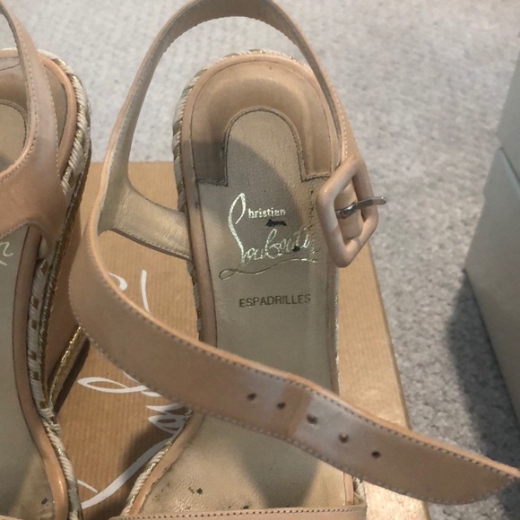 Christian Louboutin Nude Espadrilles - Picture 7 of 8